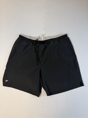 Fabletics size XXL Black Athletic Drawstring Shorts